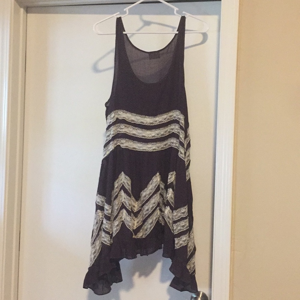 Free People dark purple dress
